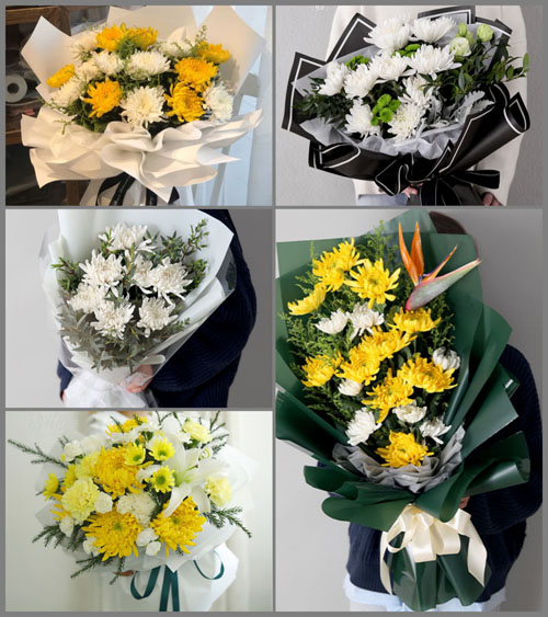 广西南宁西乡塘区新阳街道白事花束代送